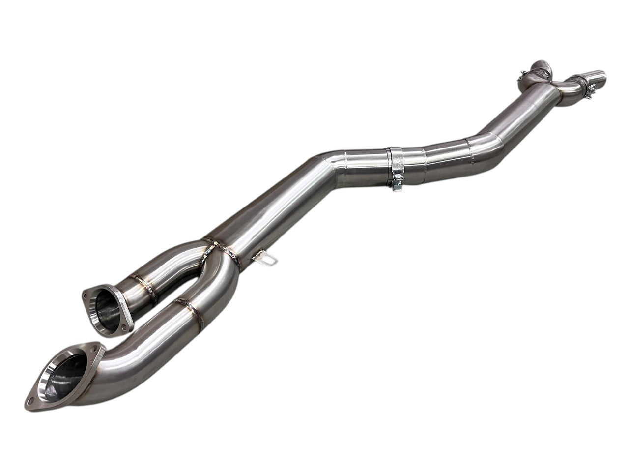 MAD BMW S58 4" Fat Boy Single Midpipe M3 M4 G80 G82