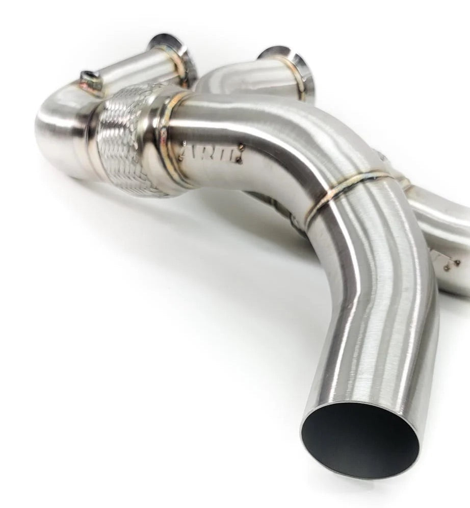 BMW G30 M550I N63R 3" CATLESS DOWNPIPES