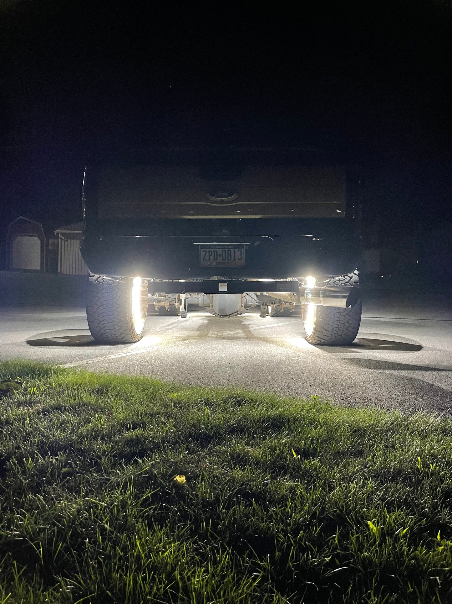 Pure White Quad Row Wheel Lights