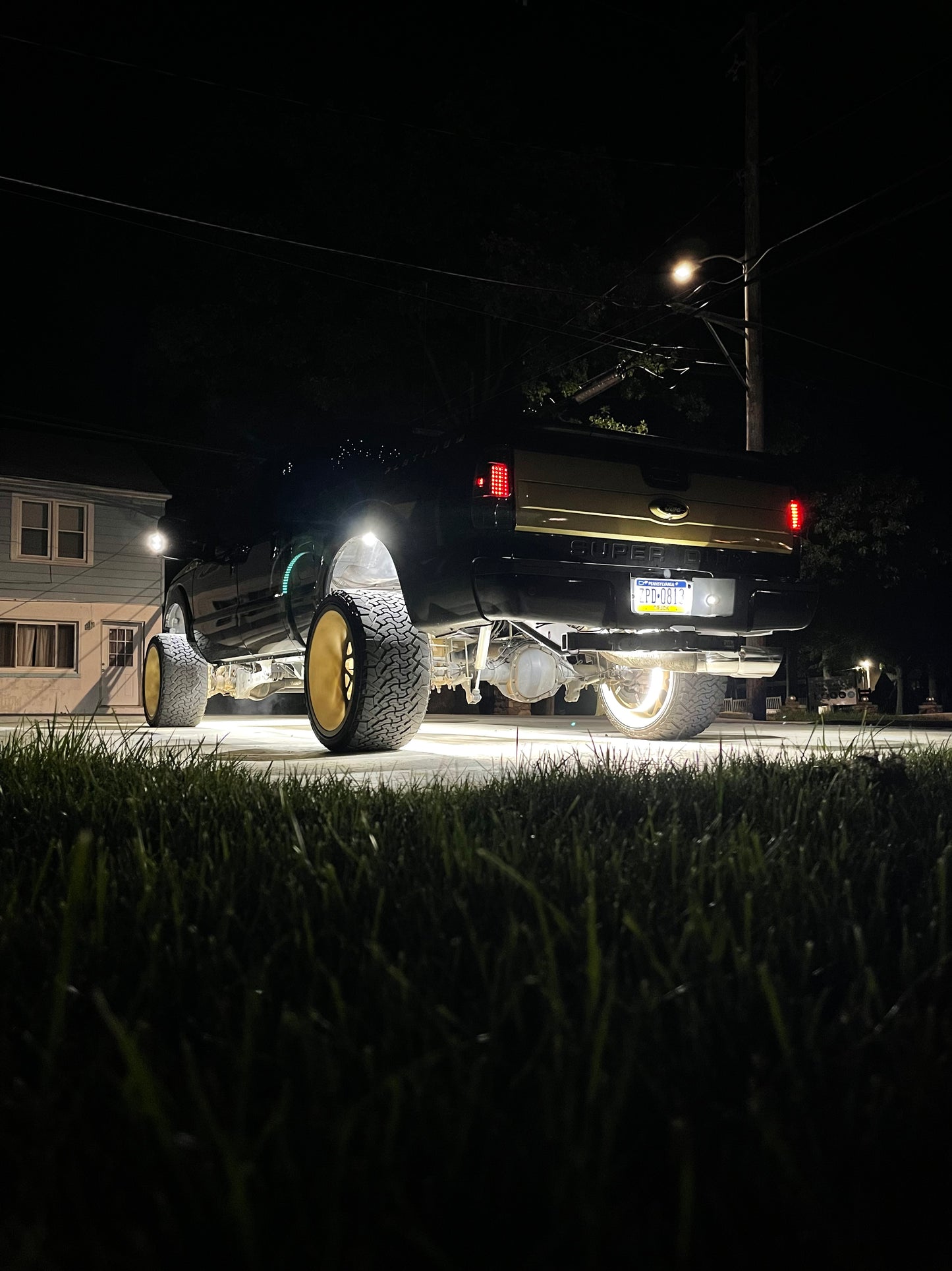 Pure White Quad Row Wheel Lights