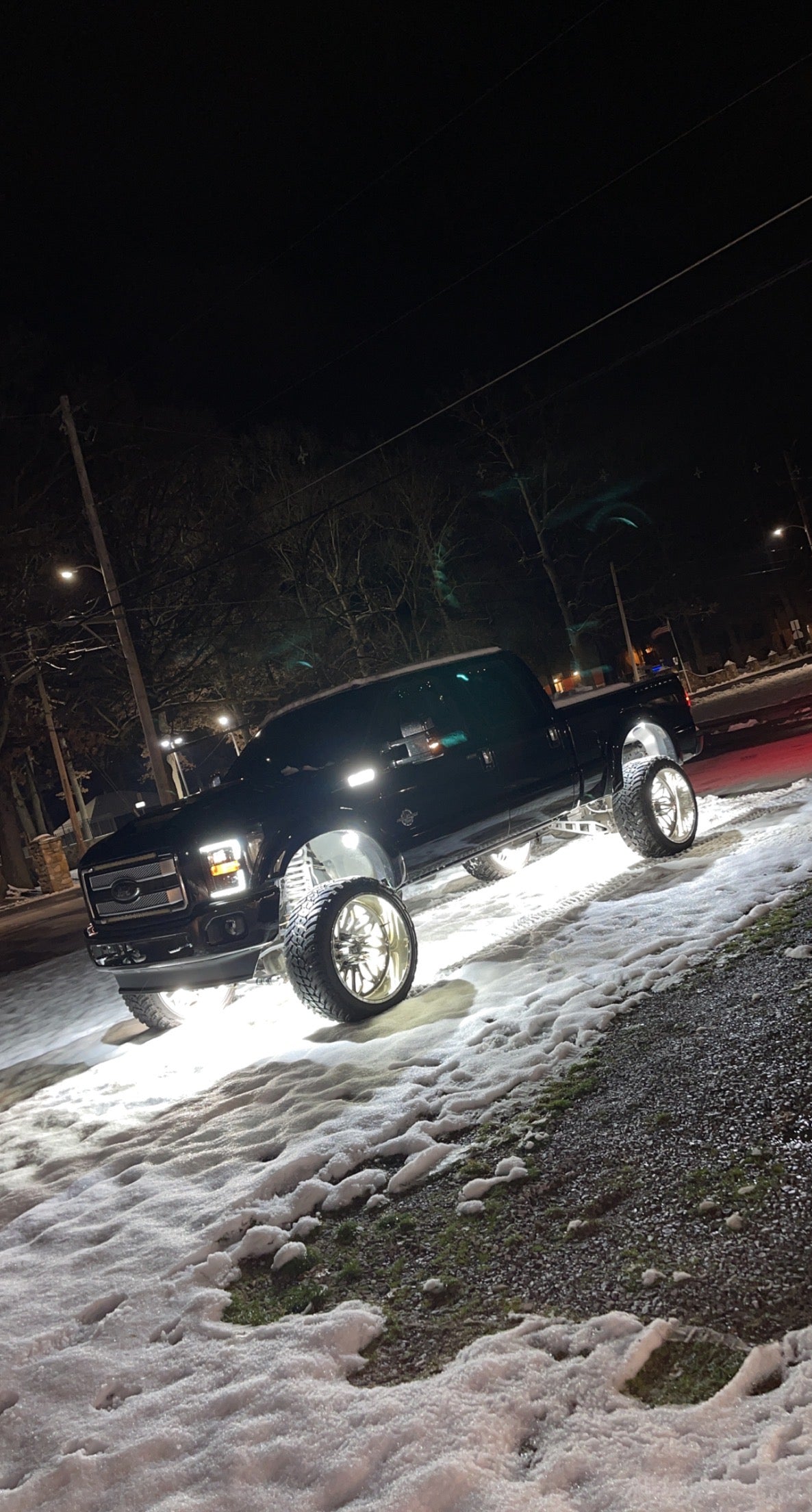 Pure White Double Row Wheel Lights