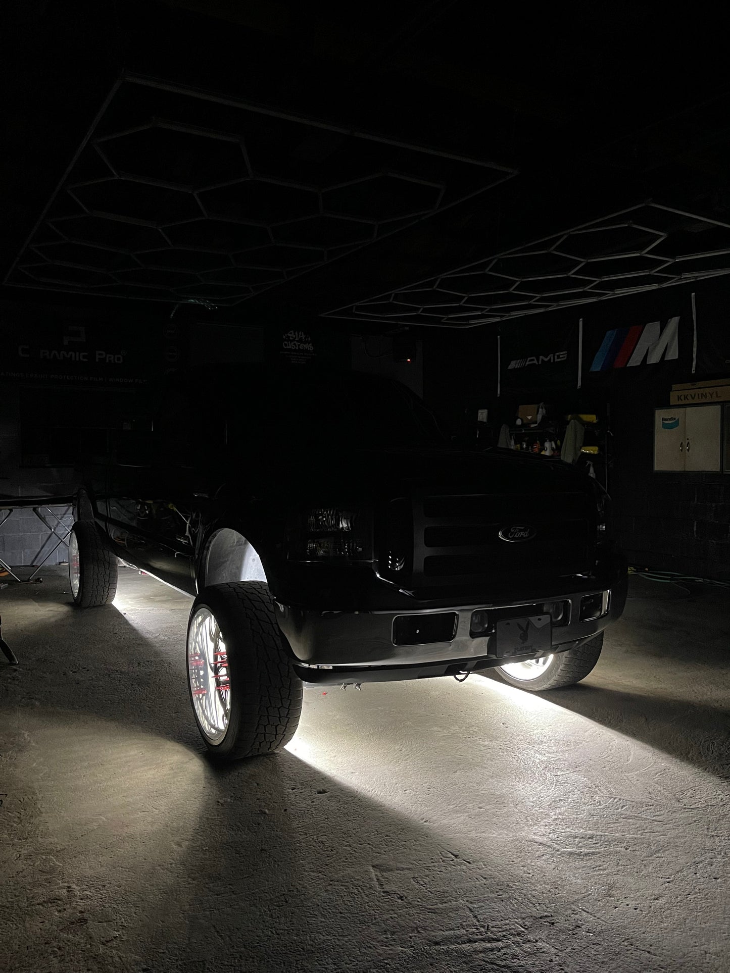 Pure White Double Row Wheel Lights