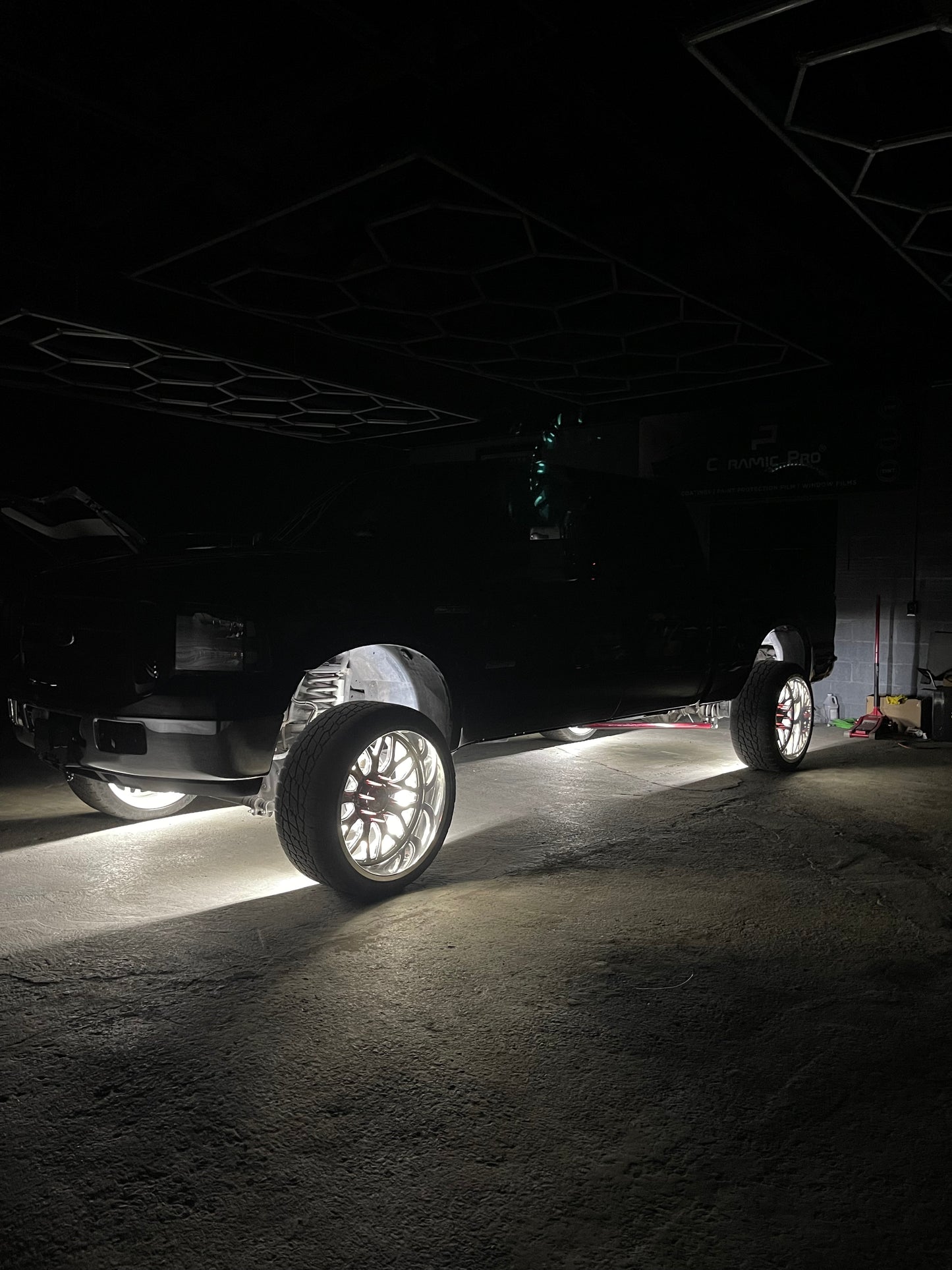 Pure White Double Row Wheel Lights