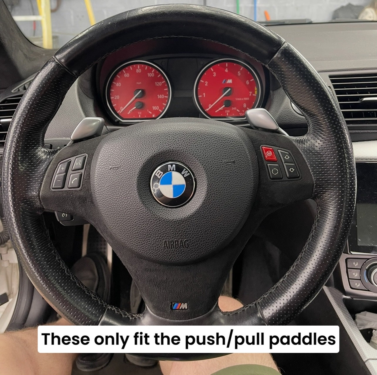 E8X/E9X CARBON FIBER MAGNETIC PADDLE SHIFTER