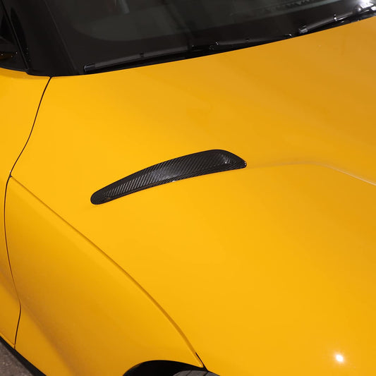Carbon Fiber Hood Vent Trim - Toyota GR Supra A90/A91