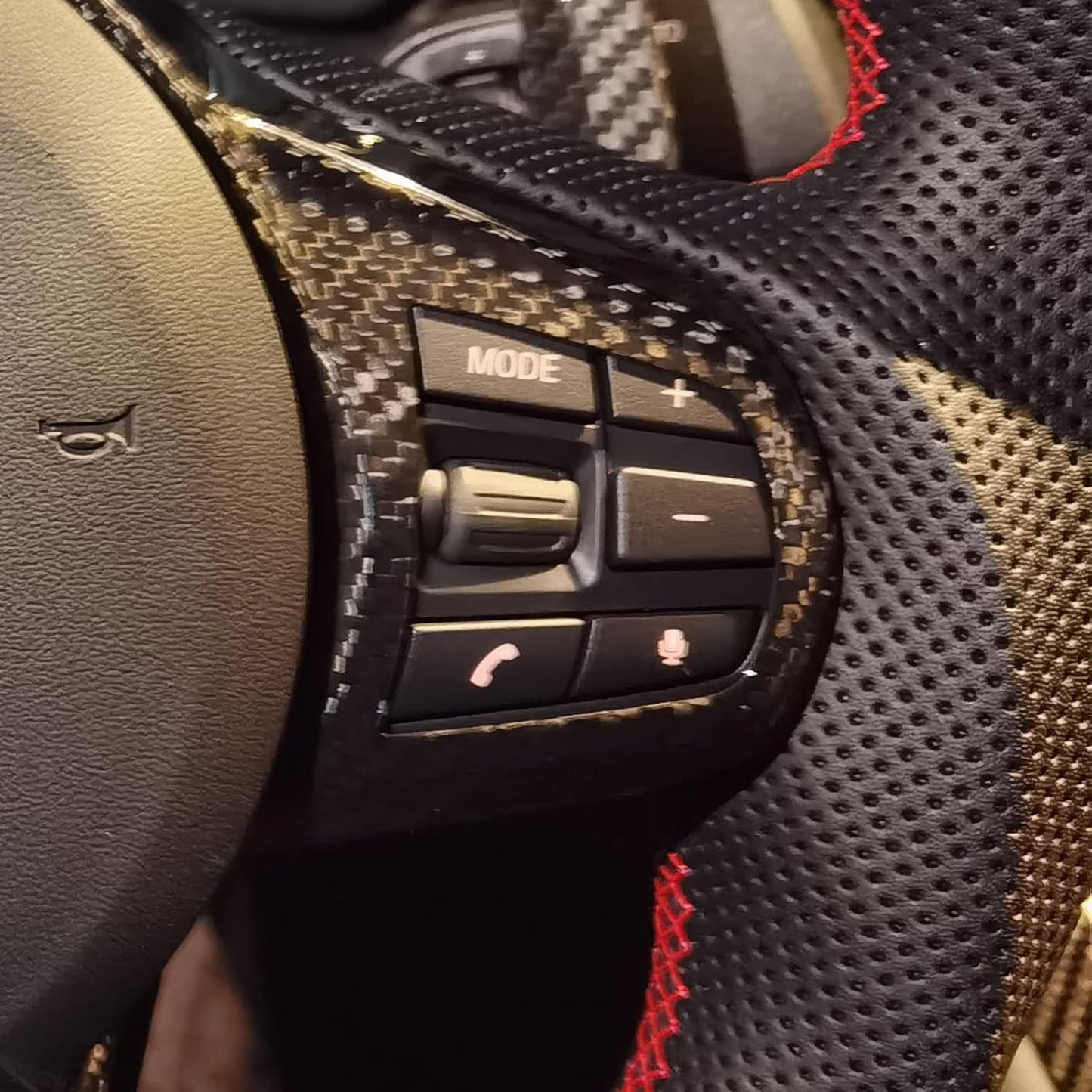 Carbon Fiber Steering Wheel Trim - Toyota A90 Supra