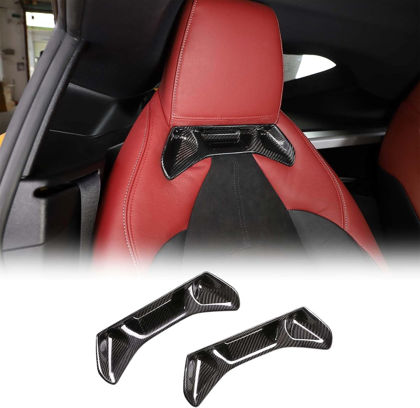 Carbon Seat Insert Cover Set - MKV Toyota Supra 2020+