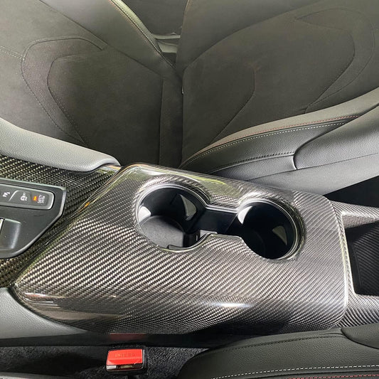 Carbon Armrest/Cup Holder Cover