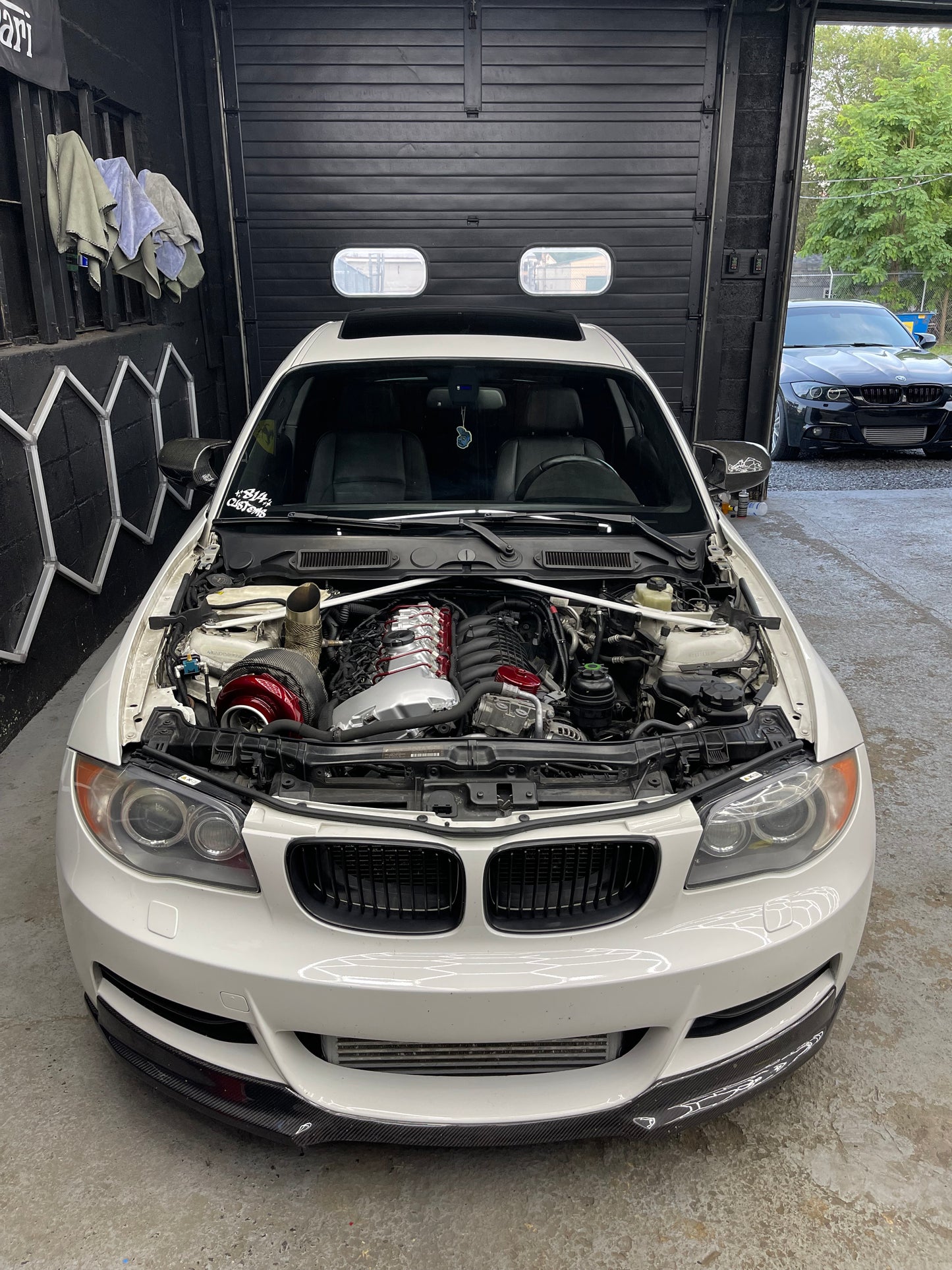 2008 - 2013 E82 Carbon Fiber Lip