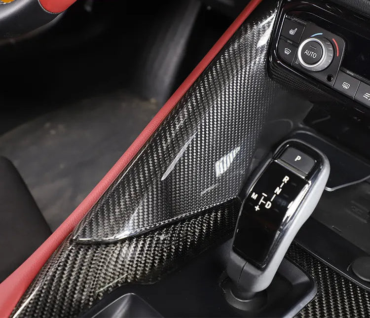 Carbon Fiber Side Console Cover - Toyota A90 Supra