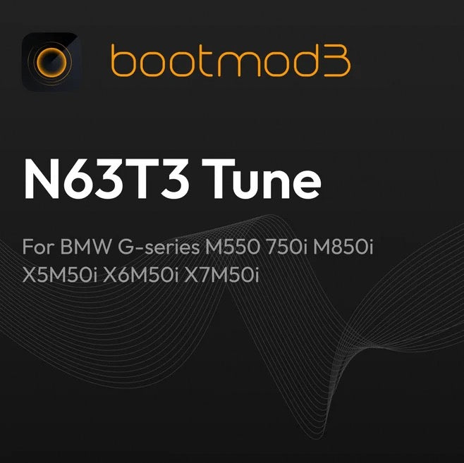 bootmod3 N63T3 Tune - For BMW G-series M550 750i M850i X5M50i X6M50i X7M50i Vehicles
