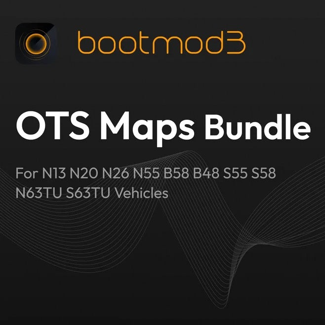bootmod3 OTS Maps Bundle - For N13 N20 N26 N55 B58 B48 S55 S58 N63TU S63TU Vehicles