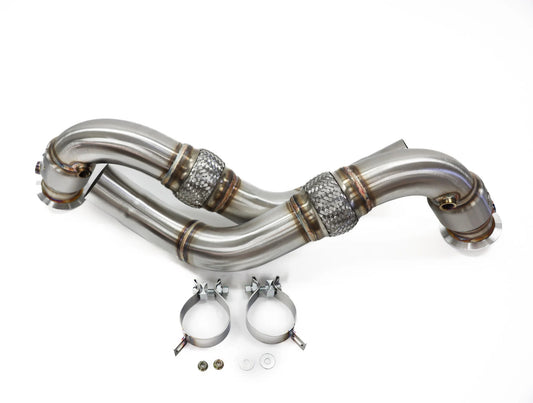 BMW N63/N63TU 3" CATTED DOWNPIPES