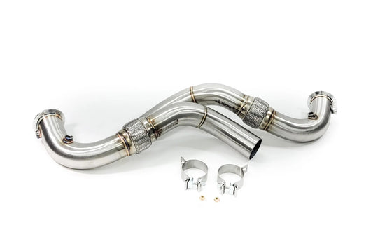 BMW G30 M550I N63R 3" CATLESS DOWNPIPES