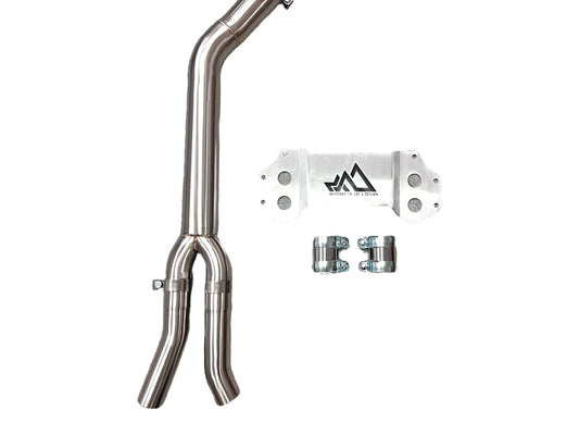 MAD BMW G8x M3 M4 S58 Single Midpipe (Brace Included)