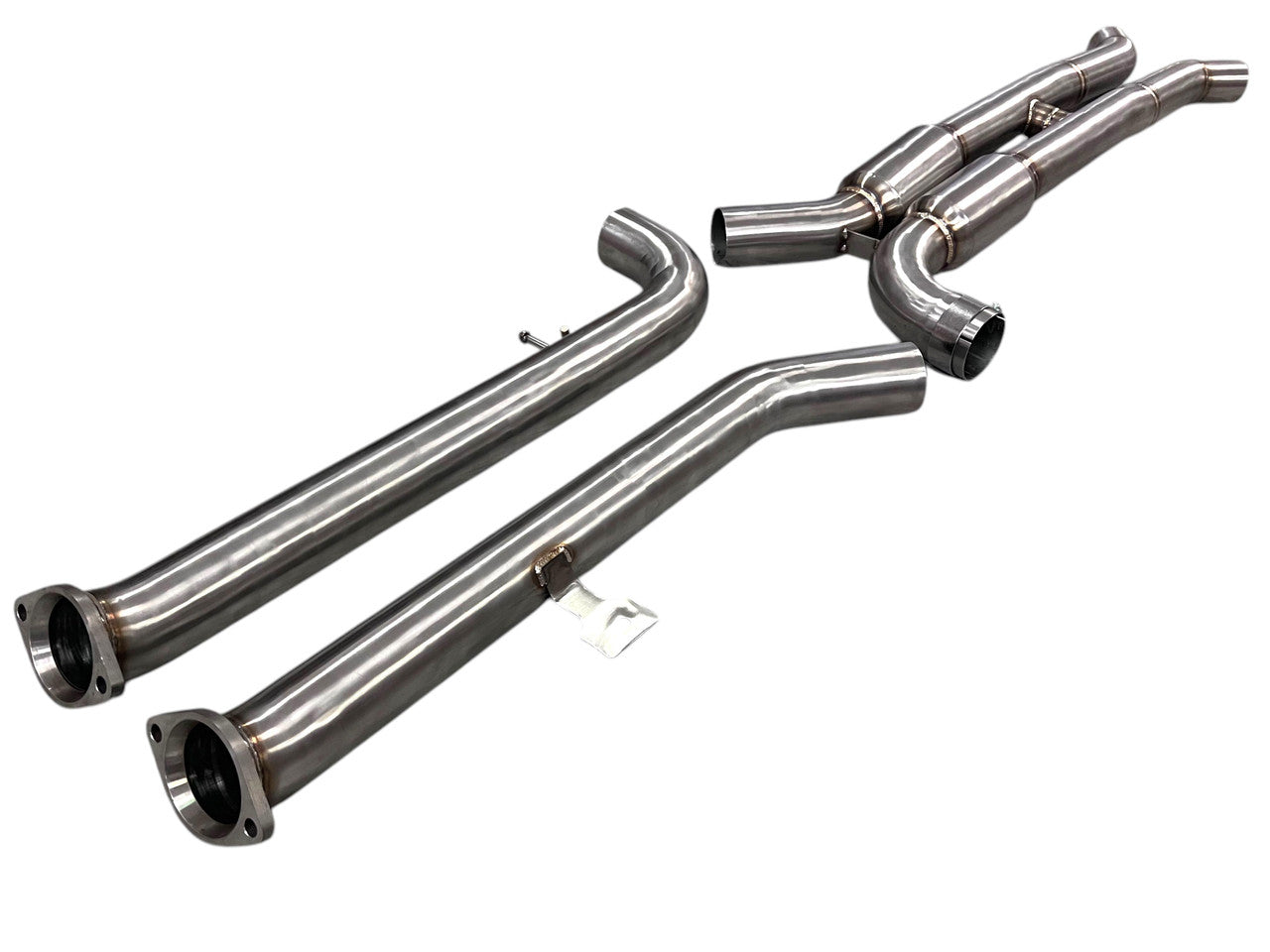 MAD BMW S58 Resonated H-Pipe Midpipe M2 G87