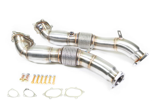 AUDI 4.0T CATTED DOWNPIPES - S6 S7 RS7 A8 S8